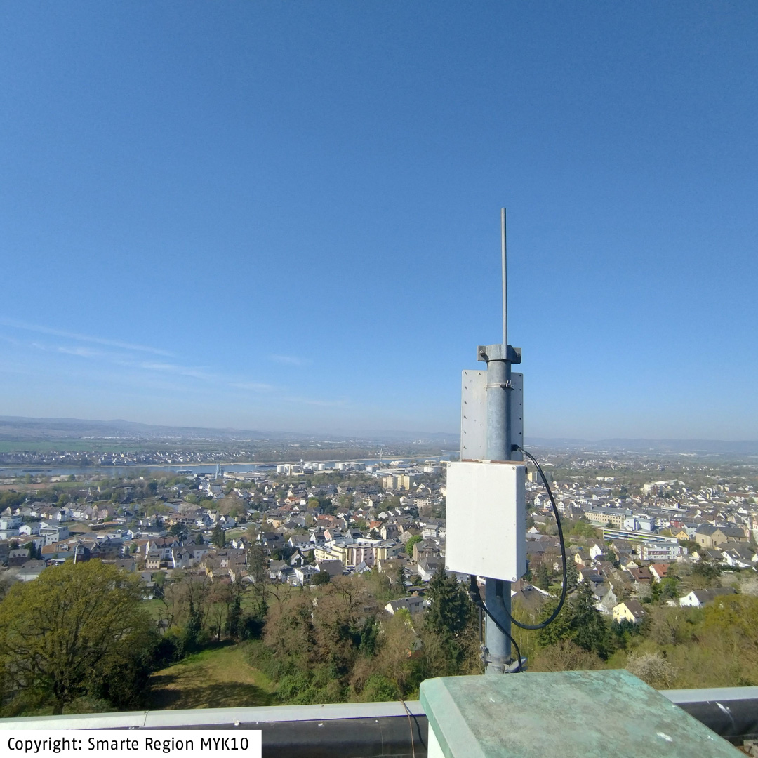 Neue LoRaWAN-Antenne in Bendorf